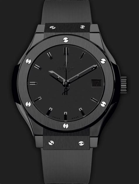 all black hublot watches|luxury black watches.